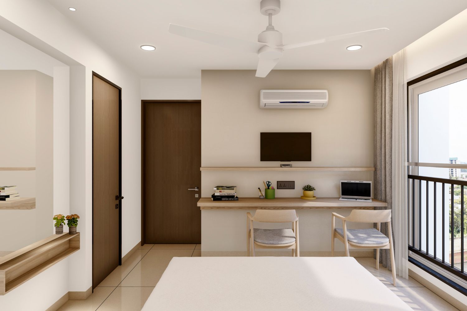 x90 studio apartment 1bhk in pune baner